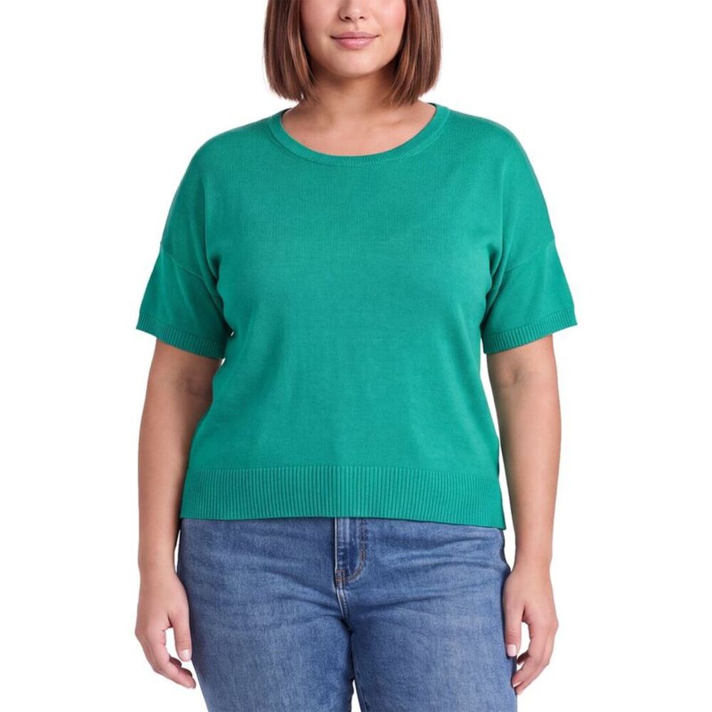 Eileen Fisher Womens Elbow Sleeve Sweater